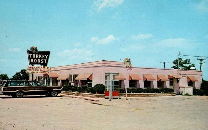 Turkey Roost - Vintage Postcard (newer photo)